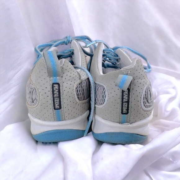 Pearl Izumi Gray Blue 5053 Cycling Lace Up Low Top Mesh Sneakers US 6 Euro 37 - Picture 5 of 9